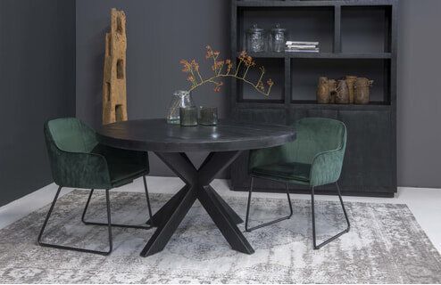   Стол круглый Loft Орхидея 400
