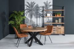 Стол круглый Loft Difnes 401