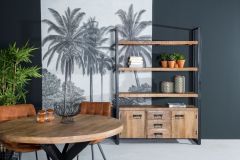 Стол круглый Loft Difnes 401