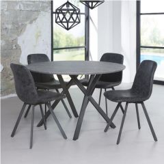  Стол круглый Loft Silman 344