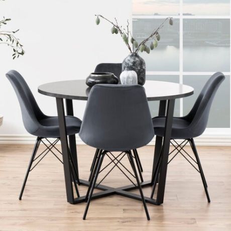  Стол круглый Loft Lavini 350