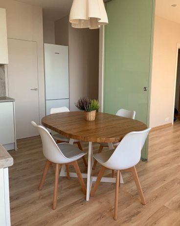 Стол круглый Loft Silvio 165