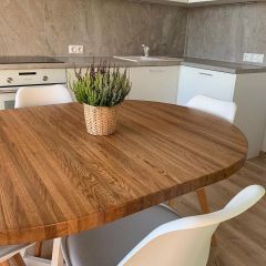 Стол круглый Loft Silvio 165