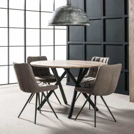  Стол круглый Loft Firos