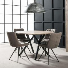  Стол круглый Loft Firos